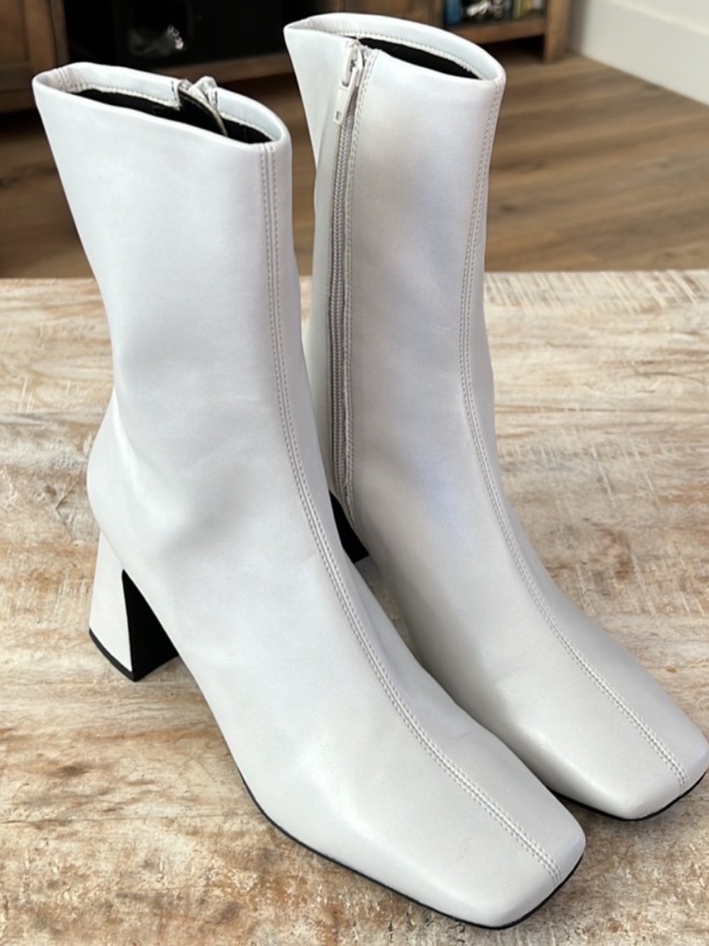 Jeffrey Campbell Jerema Bootie {Light Grey} 8